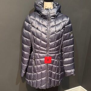 NWT Bernardo Women's Quilted Blue Jacket